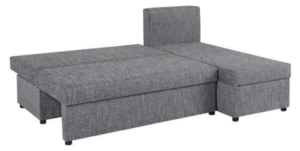 ROHOVÁ SEDAČKA, textil, šedá P & B - Sedací soupravy, Online Only