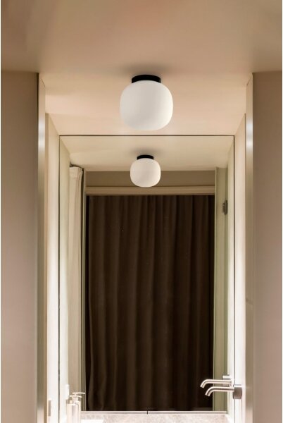 FARO 68611 - Stropní svítidlo AMELIA 1xE27/15W/230V IP44 bílá/černá