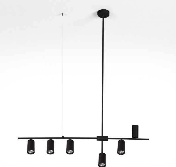 Brilagi - Lustr na lanku CRANE 6xGU10/30W/230V černá
