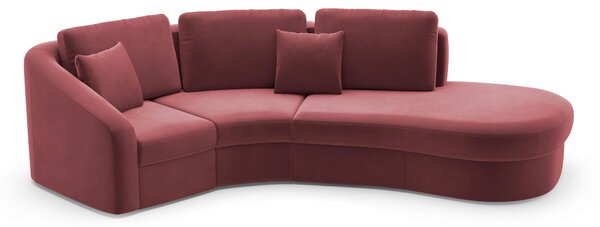 ROHOVÁ SEDAČKA, textil, lilková Sit & More - Sedací soupravy, Online Only