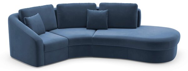 ROHOVÁ SEDAČKA, textil, modrá Sit & More - Sedací soupravy, Online Only