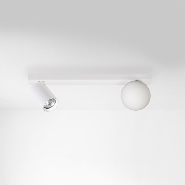 Brilagi - Bodové svítidlo SELE BALL 1xGU10/30W/230V + 1xG9/10W bílá