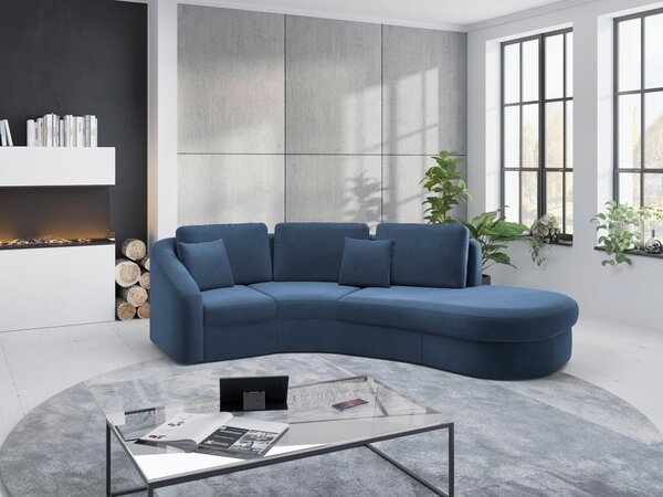 ROHOVÁ SEDAČKA, textil, modrá Sit & More - Sedací soupravy, Online Only
