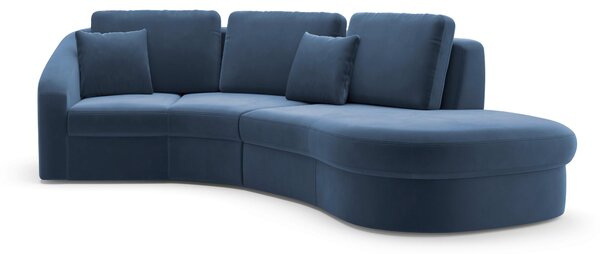 ROHOVÁ SEDAČKA, textil, modrá Sit & More - Sedací soupravy, Online Only