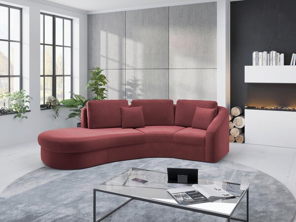 ROHOVÁ SEDAČKA, textil, lilková Sit & More - Sedací soupravy, Online Only