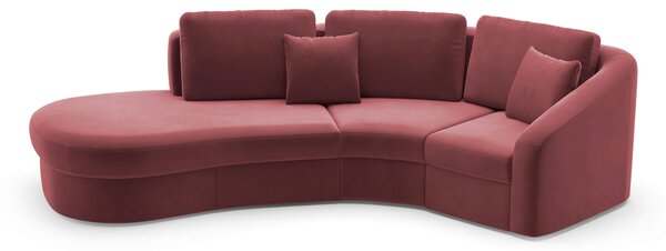 ROHOVÁ SEDAČKA, textil, lilková Sit & More - Sedací soupravy, Online Only