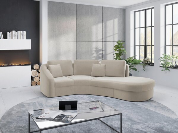 ROHOVÁ SEDAČKA, textil, pískové barvy Sit & More - Sedací soupravy, Online Only