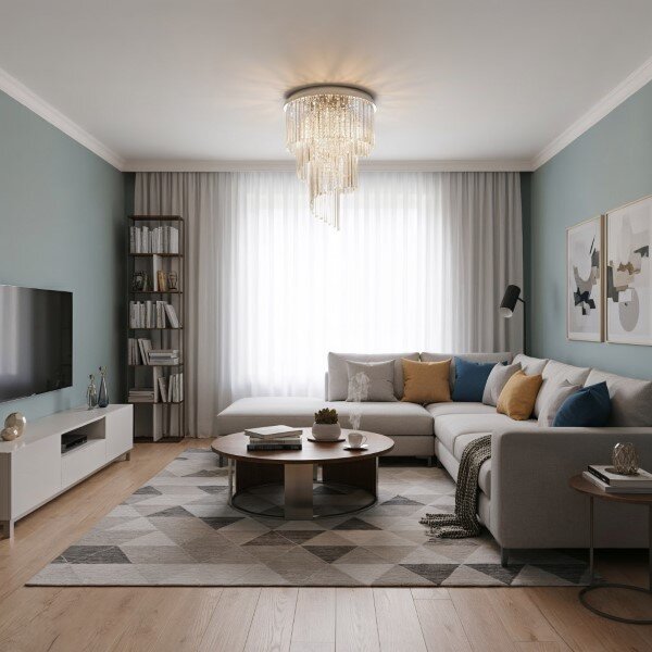 Stropní svítidlo Ideal lux 168937 CARLTON PL12 CROMO 12xE14 40W chrom