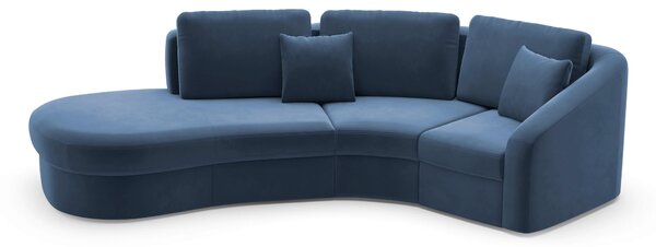 ROHOVÁ SEDAČKA, textil, modrá Sit & More - Sedací soupravy, Online Only