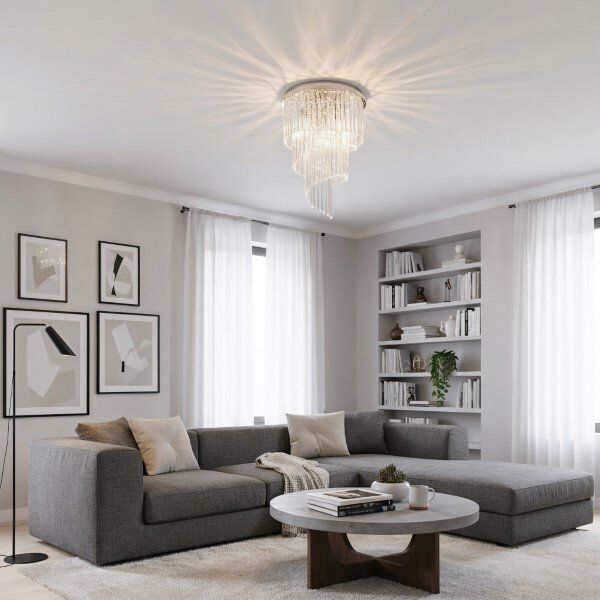 Stropní svítidlo Ideal lux 168937 CARLTON PL12 CROMO 12xE14 40W chrom