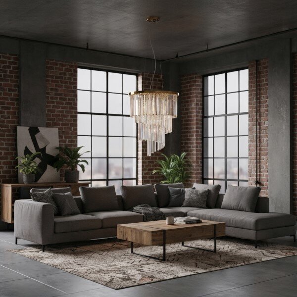 Závěsné svítidlo / Luster Ideal lux 213521 CARLTON SP12 ORO 12xE14 40W zlato
