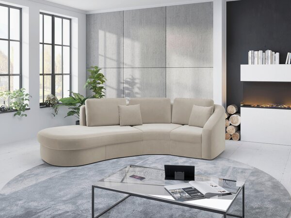 ROHOVÁ SEDAČKA, textil, pískové barvy Sit & More - Sedací soupravy, Online Only