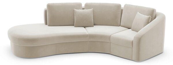 ROHOVÁ SEDAČKA, textil, pískové barvy Sit & More - Sedací soupravy, Online Only