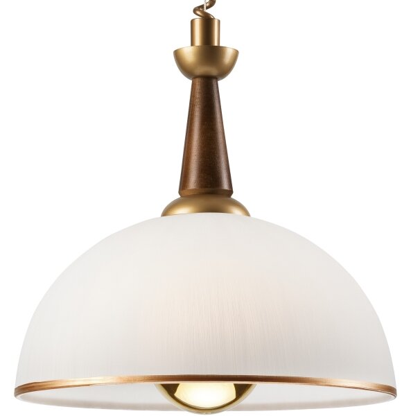 Stahovací lustr CHIARA 1xE27/60W/230V hnědá/buk