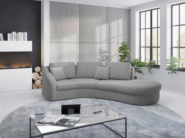 ROHOVÁ SEDAČKA, textil, šedá Sit & More - Sedací soupravy, Online Only
