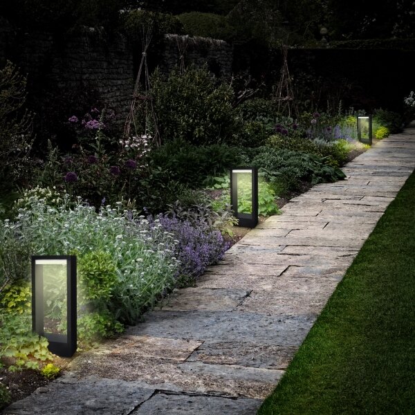 Brilagi - LED Venkovní lampa RAGUSA LED/7W/230V 3000/4000/6000K černá IP54 30 cm