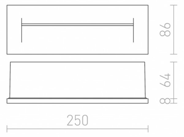 RED - DESIGN RENDL RENDL RASQ zápustná do stěny bílá 230V LED 8.5W IP65 3000K R12627