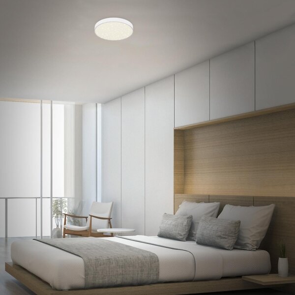 Briloner 7074-416 - LED Stropní svítidlo STAR SKY LED/21W/230V pr. 28 cm bílá