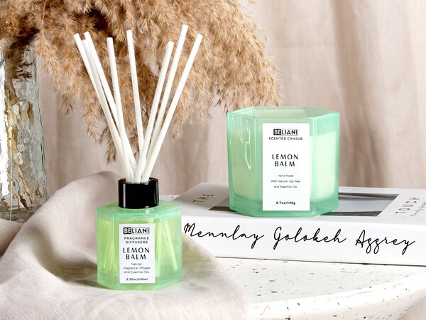 Vonná svíčka s aroma difuzérem CLASSY TINT Sojový vosk Svěží tóny