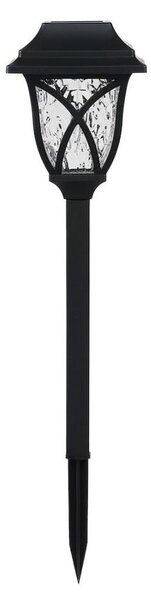 LED Solární lampa LAWN LED/1,2V 100 mAh 3000K 44 cm IP44 černá