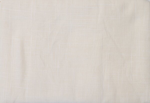 Bavlněné prostěradlo SLUB 140x240 cm krémové, 100% bavlna Rozměr: 140 x 240 cm