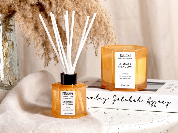 Vonná svíčka s aroma difuzérem CLASSY TINT Sojový vosk Svěží tóny