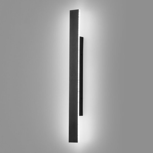 LED Venkovní nástěnné svítidlo WOW LED/11W/230V 3000/4000/6000K 60 cm IP54 černá