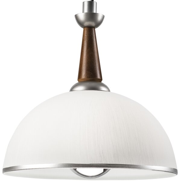 Stahovací lustr CHIARA 1xE27/60W/230V stříbrná/buk