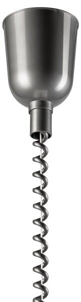 Stahovací lustr CHIARA 1xE27/60W/230V stříbrná/buk