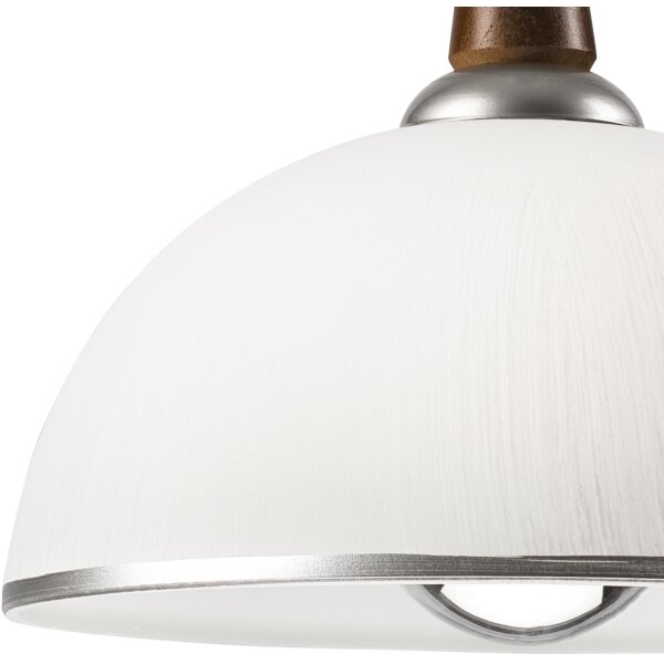 Stahovací lustr CHIARA 1xE27/60W/230V stříbrná/buk