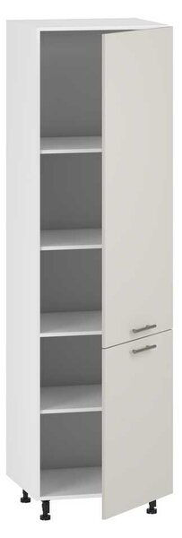 Dolní skříňka vysoká Vento DU-60/214, bílá / krémová