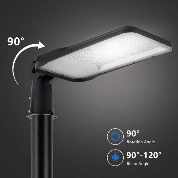 Brilagi-LED Venk. lampa se sloupem a kl. 5 m URBANLIGHT LED/200W/230V černá IP65