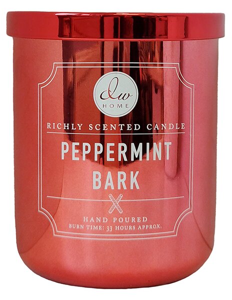 DW HOME Peppermint Bark Vonná svíčka ve skle, 108 g
