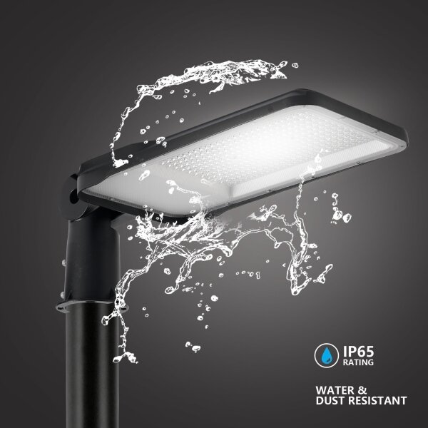Brilagi-LED Venk. lampa se sloupem a kl. 3 m URBANLIGHT LED/200W/230V černá IP65