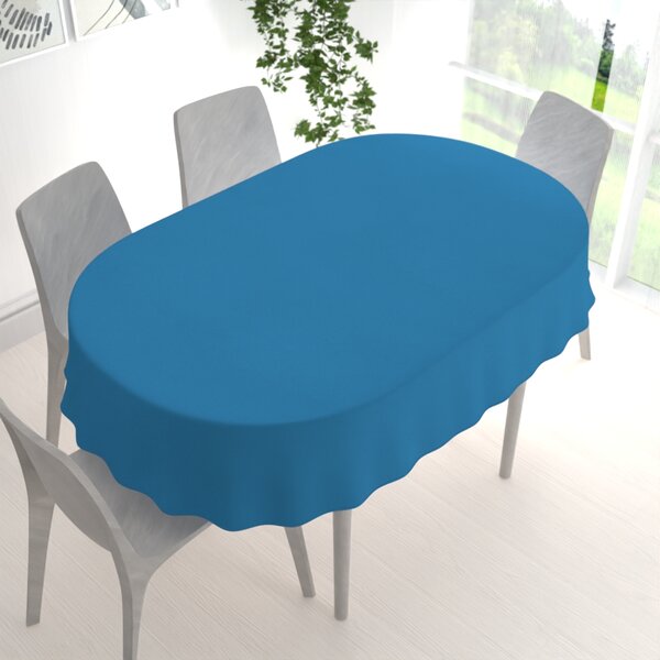 Biante Dekorační oválný ubrus BKU-122 Modrý 50x100 cm