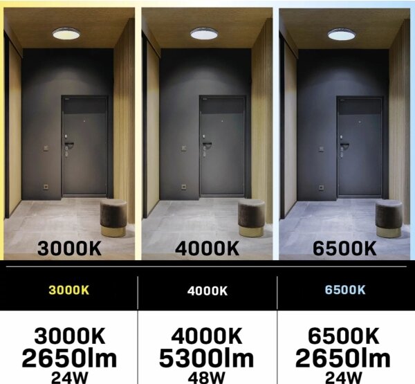 LED Stmívatelné stropní svítidlo s ventilátorem LED/48W/230V 3000-6500K + DO