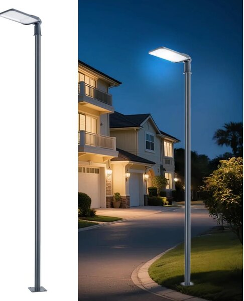 Brilagi-LED Venk. lampa se sloupem a kl. 4 m URBANLIGHT LED/200W/230V antr. IP65