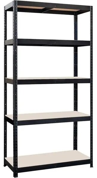 Regál M.A.T. Group 90 x 180 x 45 cm černý