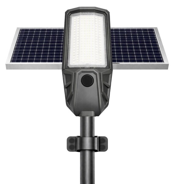 LED Stm. poul. lampa se senz. a solár. pan. KOBRA 400W/24000 mAh IP65 antr. + DO