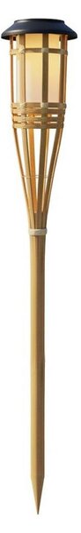 LED Solární lampa BAMBOO LED/1,2V 150 mAh 1800K 56 cm IP44 béžová