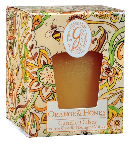 Greanleaf Votivní svíčka Orange & Honey-56g