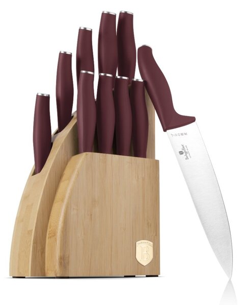 Sada nožů se stojanem BAMBOO 10 ks Leonardo Collection