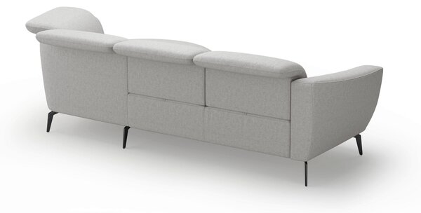 ROHOVÁ SEDAČKA, textil, světle šedá Sit & More - Sedací soupravy, Online Only