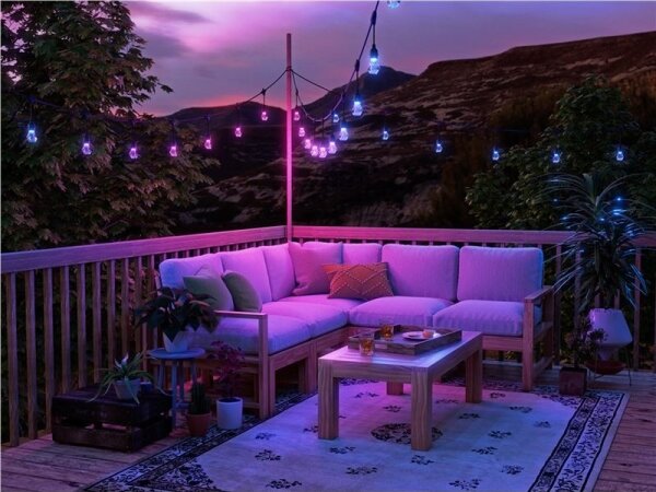 Nanoleaf NF084E00-20SLO- LED RGBWIC Rozšiř. řetěz GIRLANDA 20xLED 15m Wi-Fi IP65