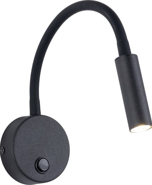 LED Nástěnná lampa LAGOS 1xG9/3W/230V černá