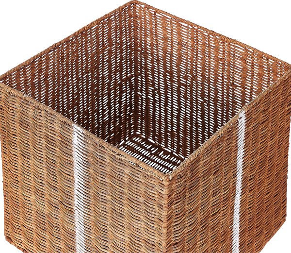 Sada 3 košíků Vánoční dárky CADEAU Ratan Přírodní
