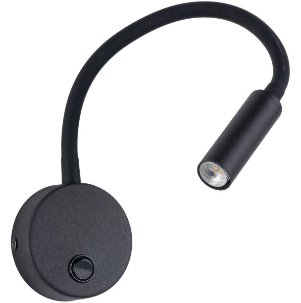 LED Nástěnná lampa LAGOS 1xG9/3W/230V černá