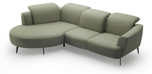 ROHOVÁ SEDAČKA, textil, olivově zelená Sit & More - Sedací soupravy, Online Only
