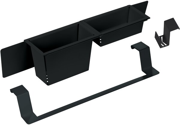 Aplomo Magnetic sada příslušenství pro dřezy, černá