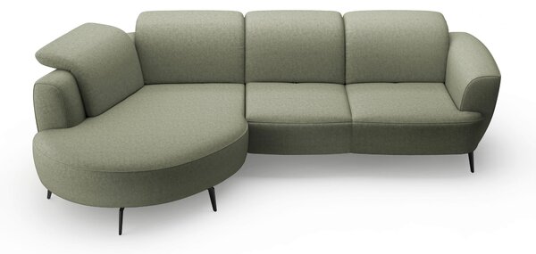 ROHOVÁ SEDAČKA, textil, olivově zelená Sit & More - Sedací soupravy, Online Only